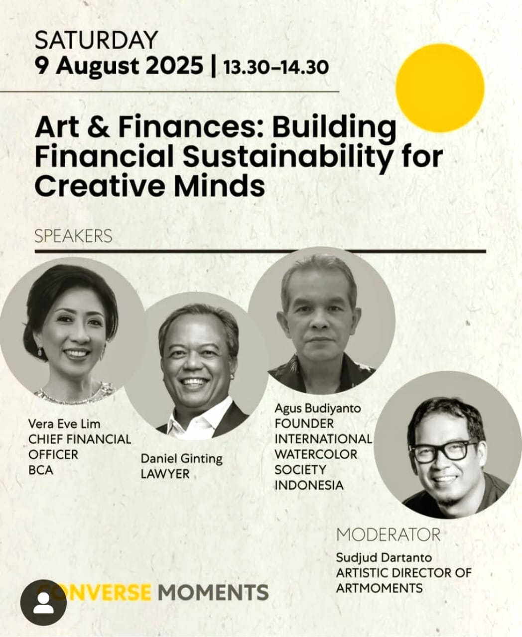 Komunitas ABAS Gelar Pameran Cat Air dan Wicara Seni ‘Art & Finance’ di Art Moments 2025
