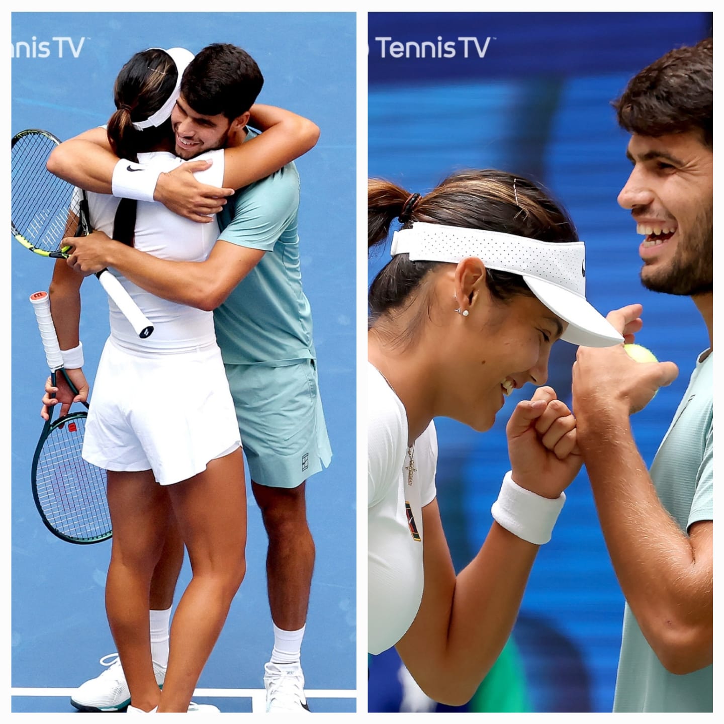 Duet Si Cantik Emma Raducanu - Alcaraz Dikalahkan Pasangan Draper-Pegula, Tapi Memenangkan Hati Penonton