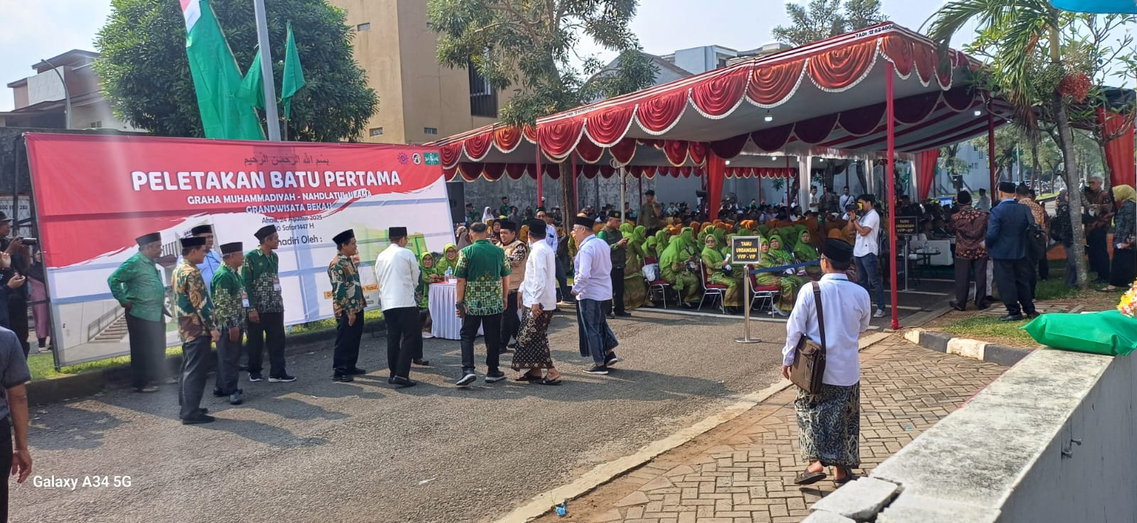 Peletakan Batu Pertama Graha Muhammadiyah-NU di Bekasi Jadi Ikon Persatuan Umat