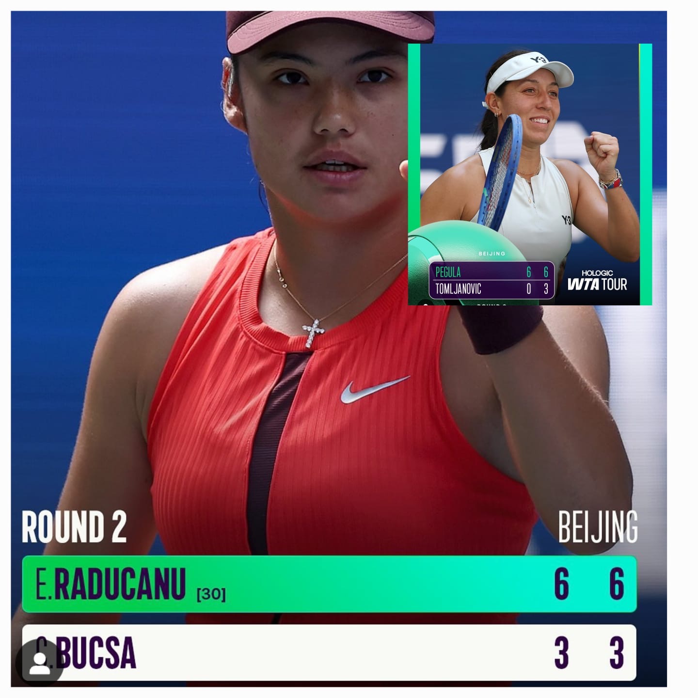 Petenis Cantik Emma Raducanu Sukses di Babak Pertama China Open, Rangkingnya Naik 2 Peringkat di WTA