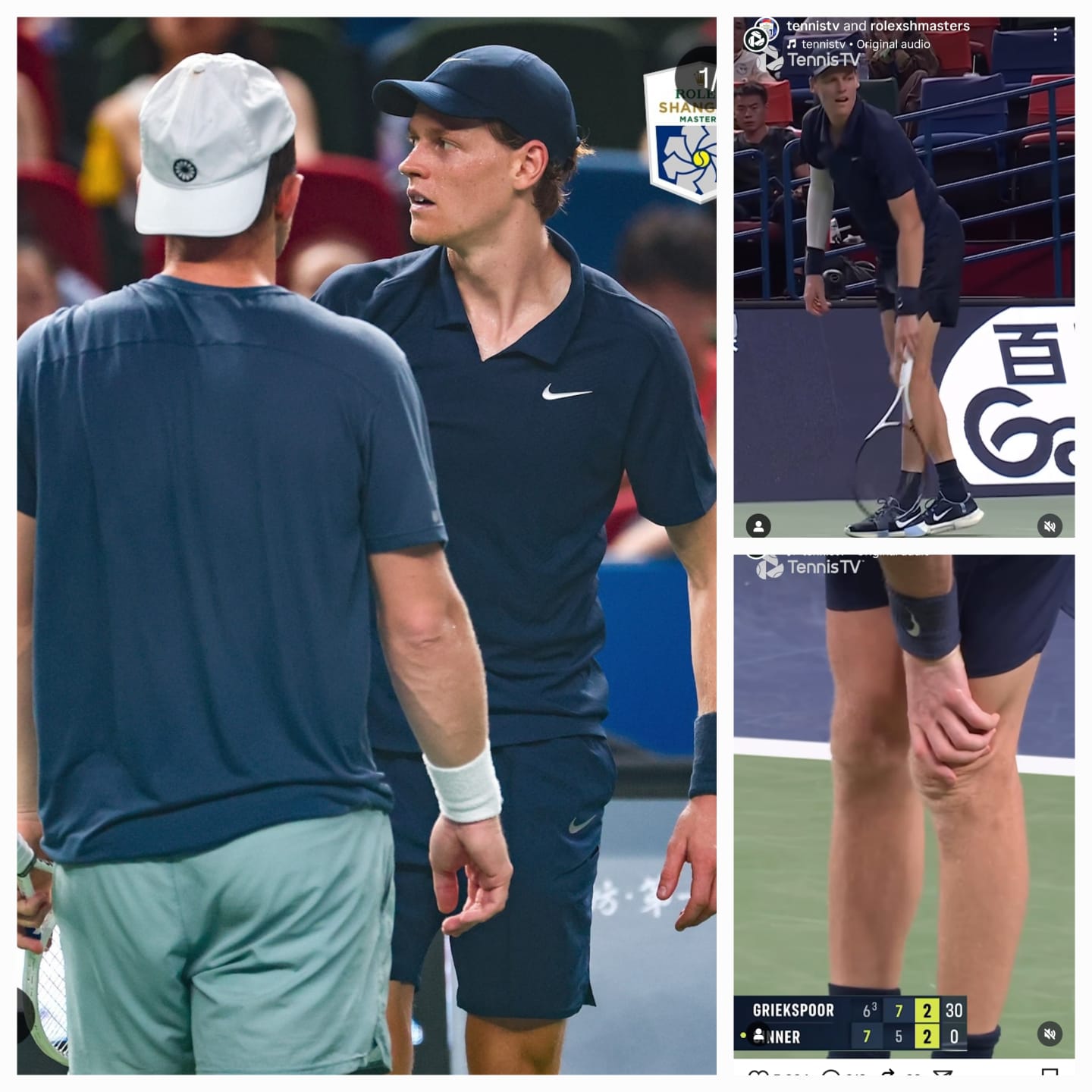 Jannik Sinner Gagal Pertahankan Gelar di Shanghai Master Setelah Mundur Saat Lawan Griekspoor