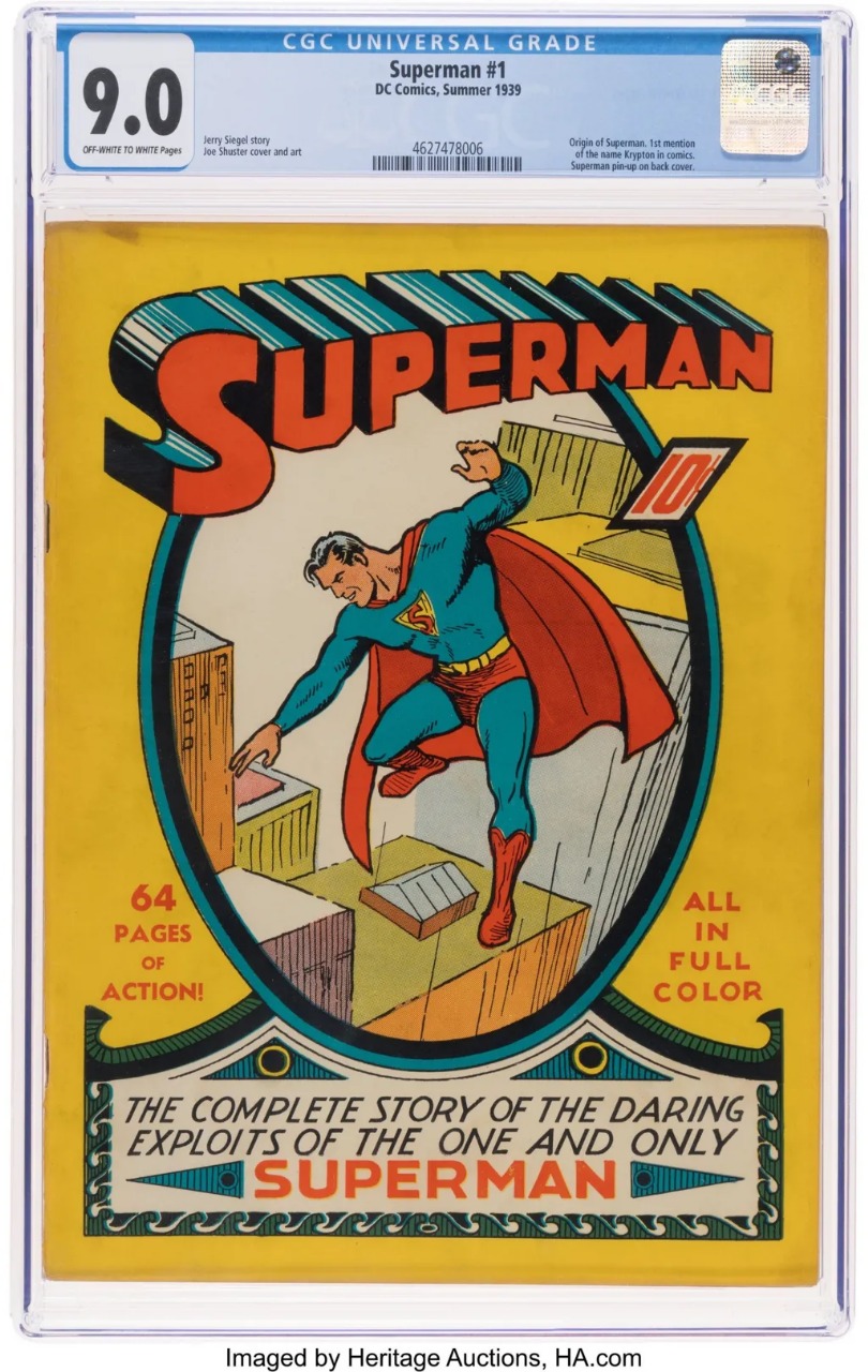 Kakak Beradik Temukan Komik Superman Edisi Pertama 1939 di Loteng Rumah, Dilelang Laku Rp152 M