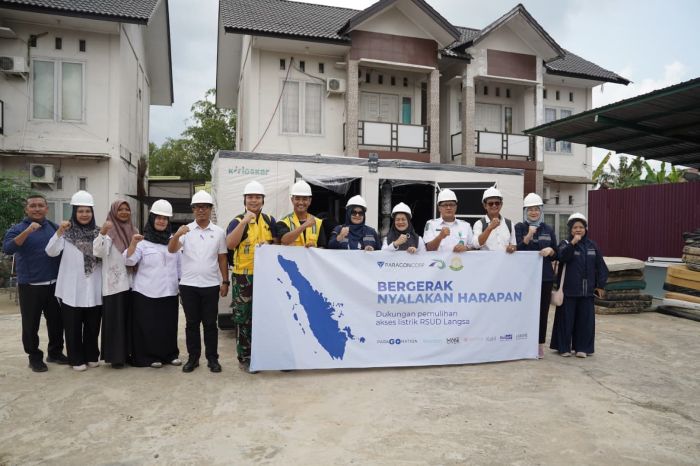 ILUNI FKUI & FTUI Serta ParagonCorp Donasi Genset untuk RSUD Langsa, Demi Keberlanjutan Layanan Kesehatan Pascabencana