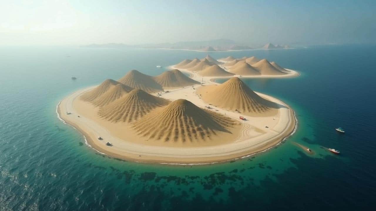 Dengan Menimbun Berton-ton Pasir ke Laut Selama 12 Tahun, China Berhasil Menciptakan Pulau Baru Yang Mewah
