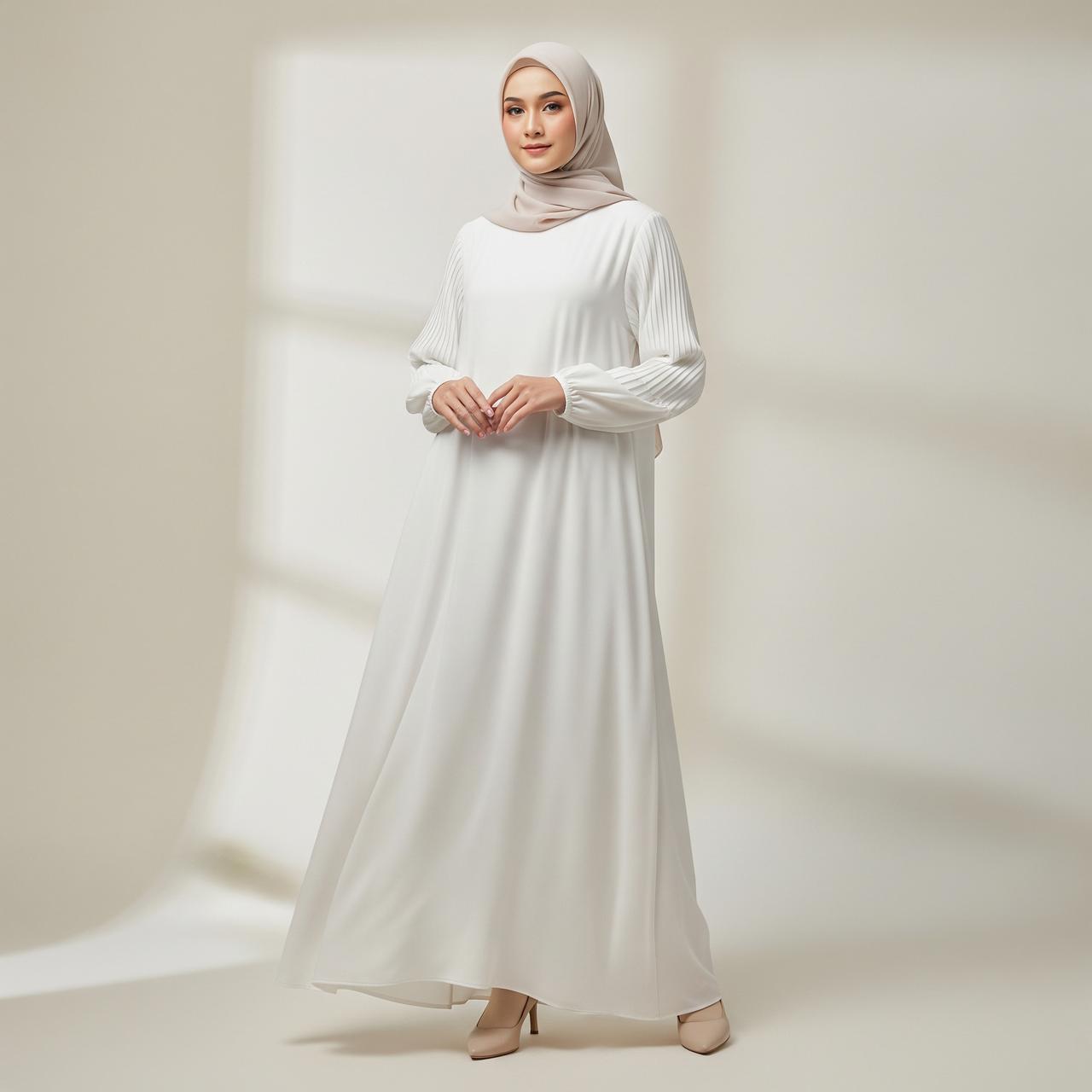 Tren Baju Lebaran 2026: Didominasi Gamis Rompi Lepas, Warna Cloud Dancer dan Earth Tone