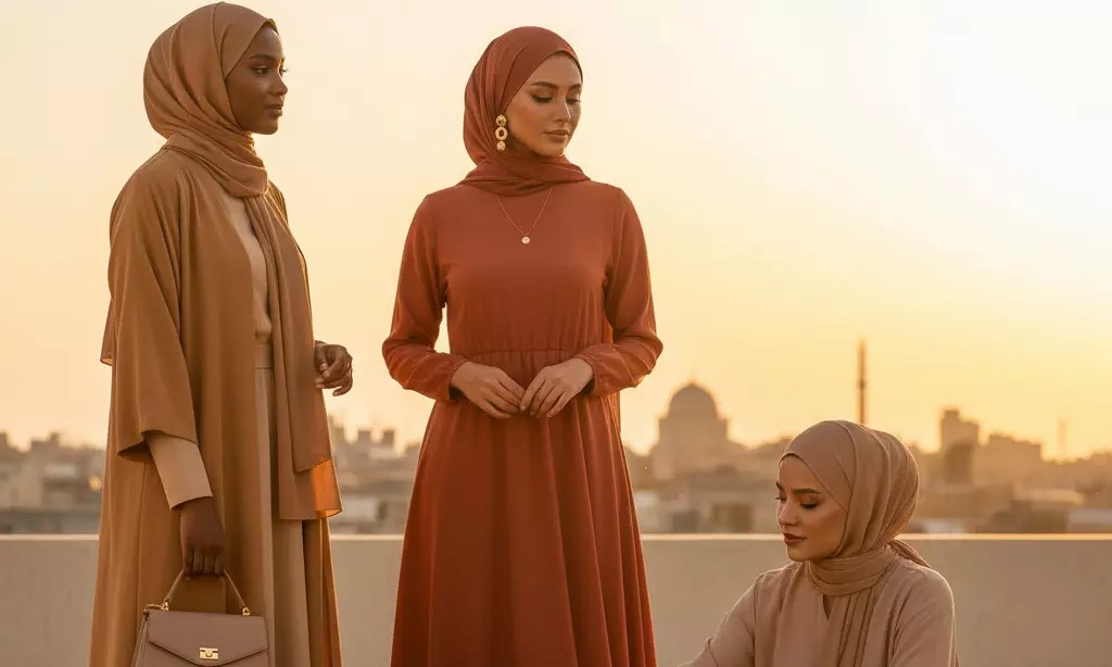 Tren Baju Lebaran 2026: Didominasi Gamis Rompi Lepas, Warna Cloud Dancer dan Earth Tone