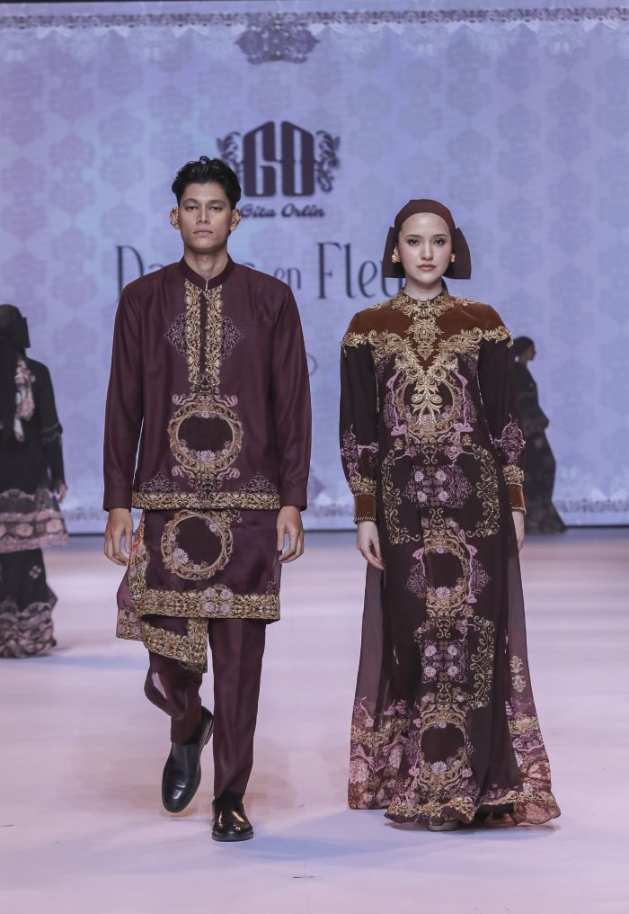 Paduan Tenun Ikat dan Motif Damask yang Mewah, Koleksi Terbaru Gita Orlin Rayakan Idul Fitri