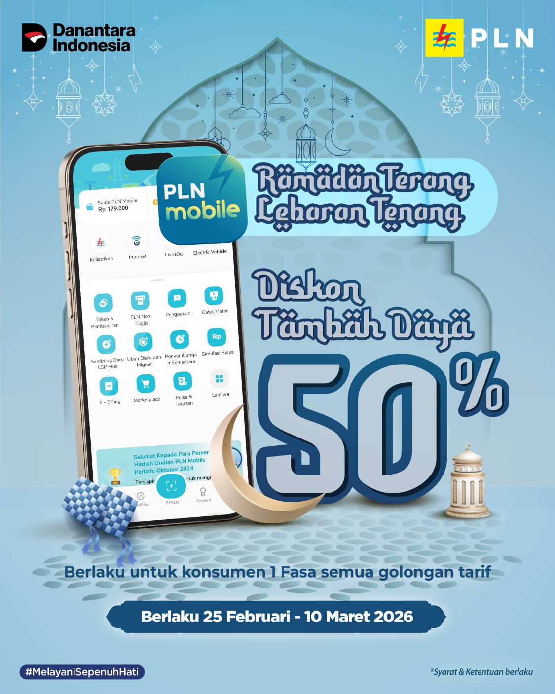 PLN Mobile Tawarkan Promo Spesial Tambah Daya Selama Ramadan 1447 H