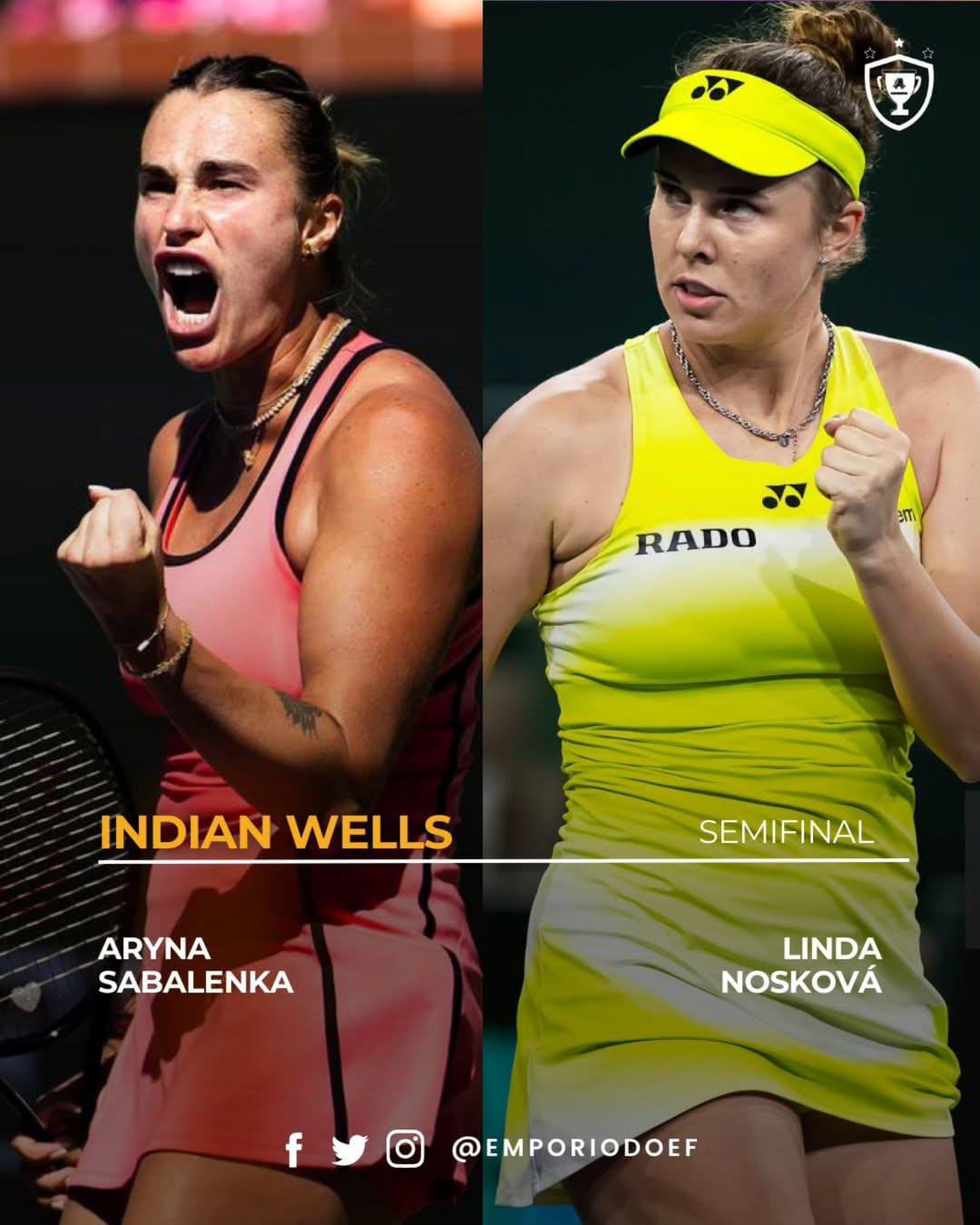 Si Cantik Elena Rybakina Naik ke Peringkat 2 Dunia Usai Kemenangan di Indian Wells, di Semifinal Bertemu Svitolina