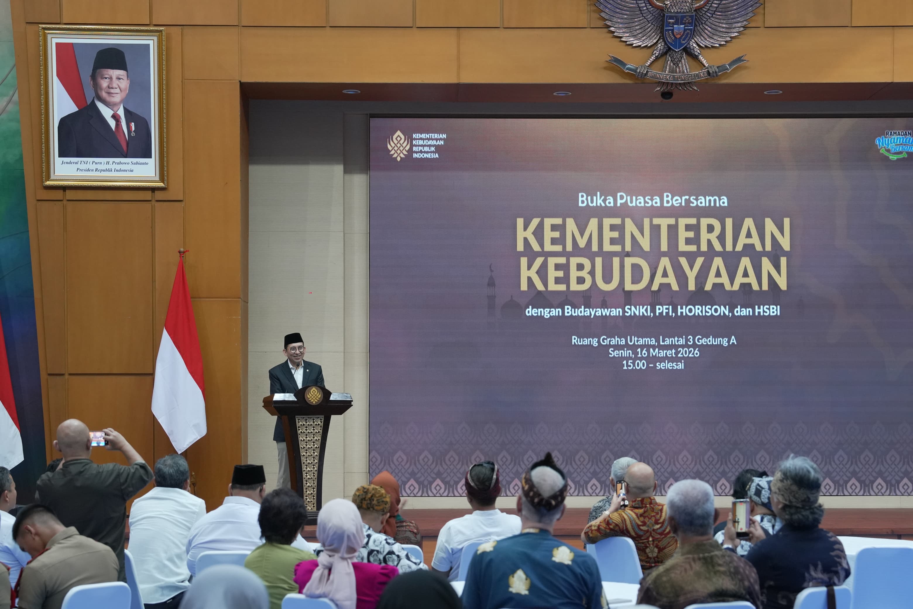Kementerian Kebudayaan Gelar Buka Puasa Bersama Organisasi Budaya untuk Perkuat Sinergi