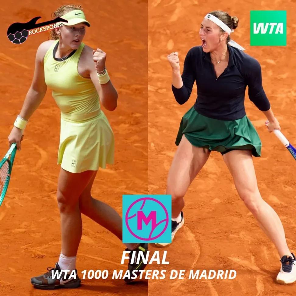 Kostyuk Bungkam Potapova Lolos Final Madrid Open, di Final Bakal Duel dengan Lawan Tangguh: Mirra Andreeva