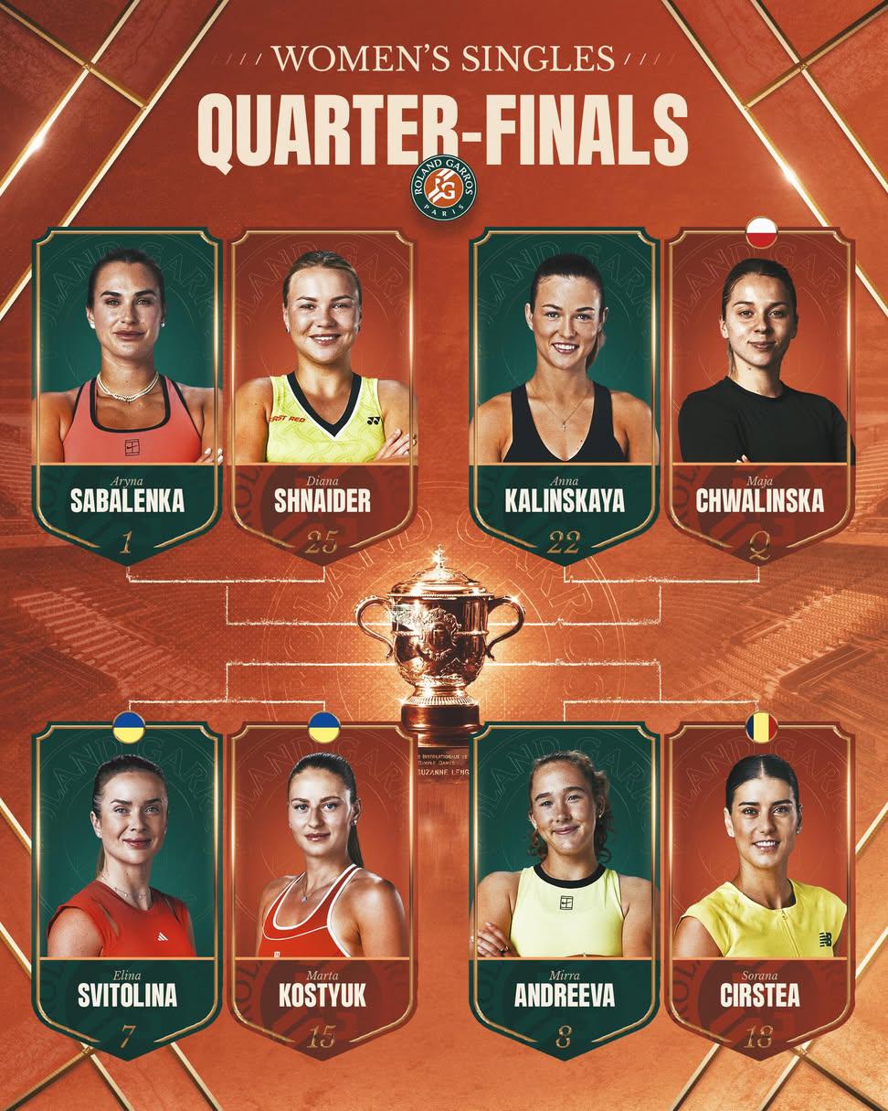 Sabalenka Kalahkan Osaka untuk Ketiga Kalinya di 2026, Melaju ke Perempat Final Prancis Terbuka