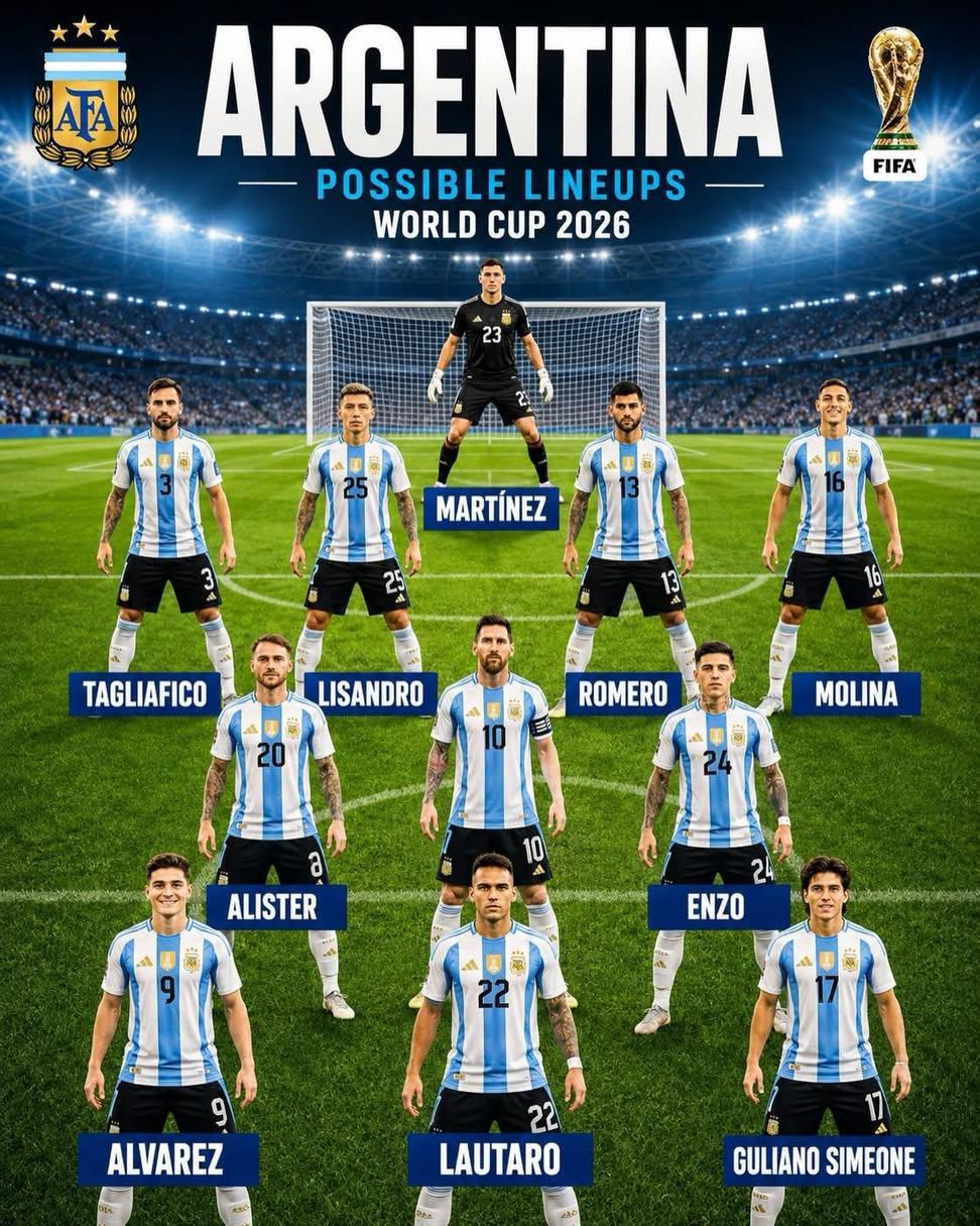 Argentina Tiba di Kansas City untuk Bersiap Hadapi Aljazair di Piala Dunia
