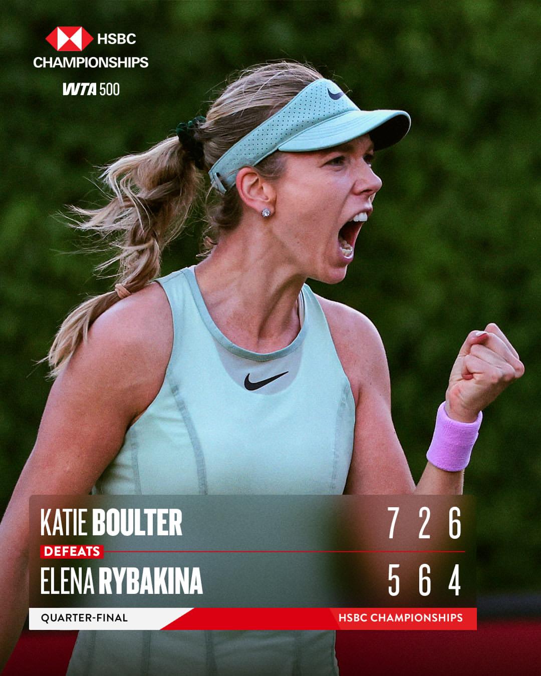 Boulter Kejutkan Unggulan Teratas Si Cantik Rybakina, Vekic Menangi Laga Ganda Kontra Ceko di Queen's