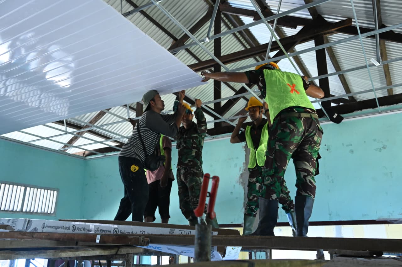 Kemendikdasmen Bersama TNI Percepat Rekonstruksi dan Renovasi Sekolah di Aceh