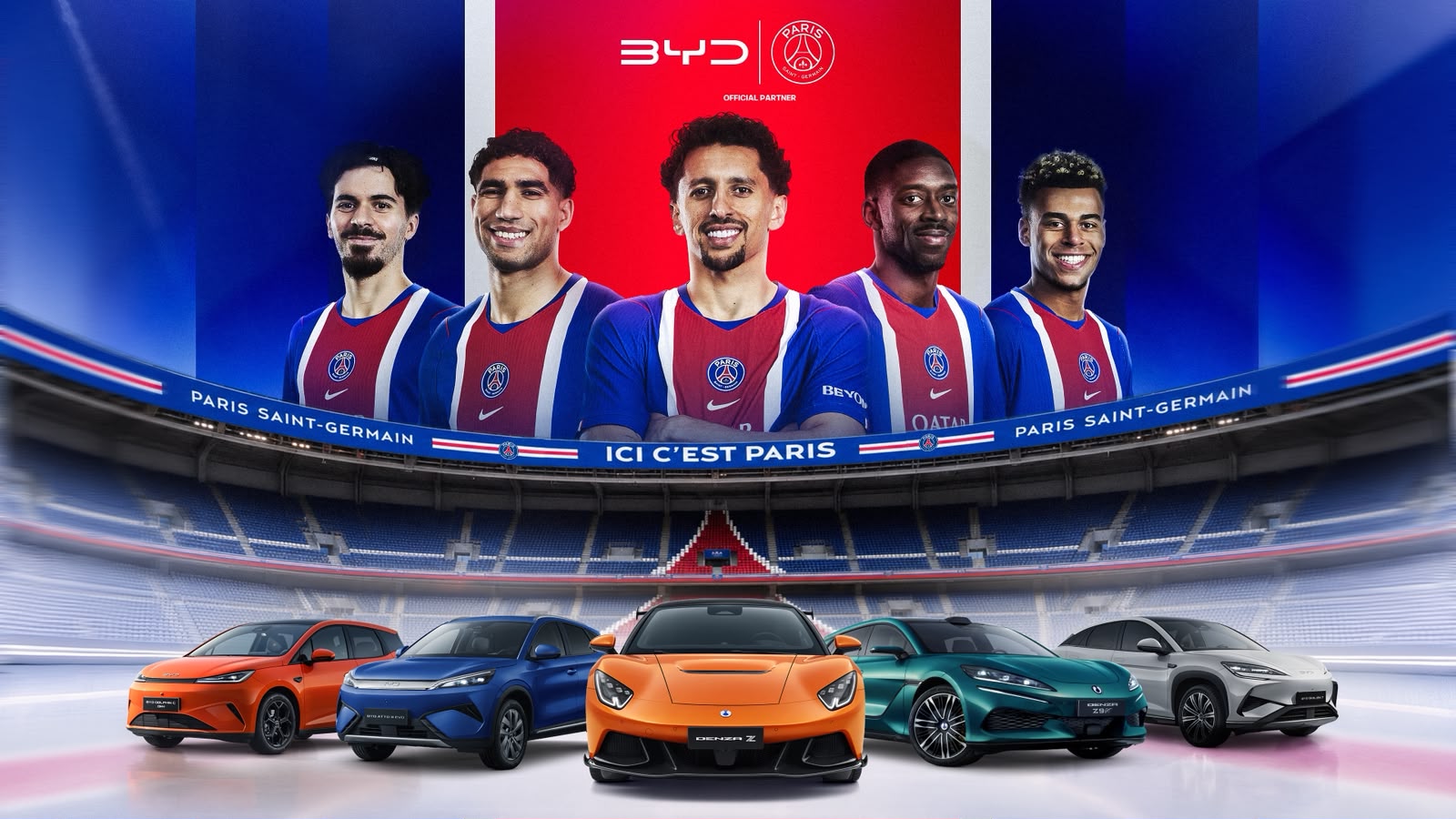 BYD Gandeng PSG dan Manchester City hingga 2029, Perkuat Langkah di Panggung Sepak Bola Dunia