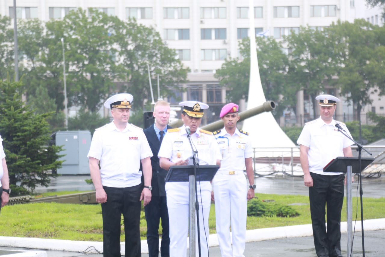 Kasal dan Panglima Armada Pasifik Rusia Resmi Buka Latma Orruda 2026