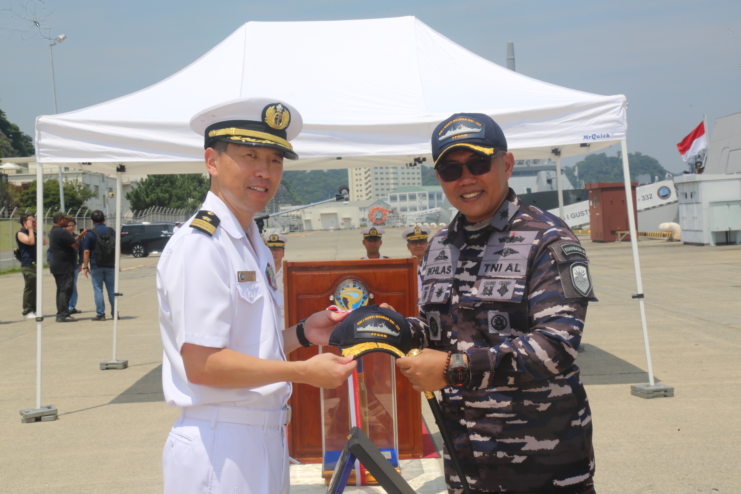 Usai Latihan dengan Kapal Perang Rusia saat Exercise Orruda 2026, KRI GNR-332 Tiba di Pangkalan Yokosuka, Jepang