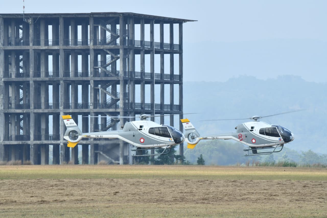 Matangkan Reaktivasi Dynamic Pegasus, Wakasau Tinjau Pelaksanaan Proficient Dynamic Aerobatic EC120B Colibri