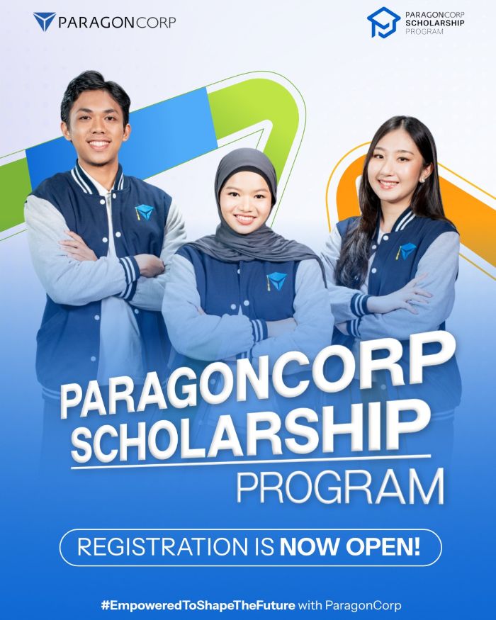 Beasiswa Paragon Dibuka untuk Mahasiswa S1/D3/D4 Semester 1 yang Ingin Kembangkan Potensi & Kepemimpinan
