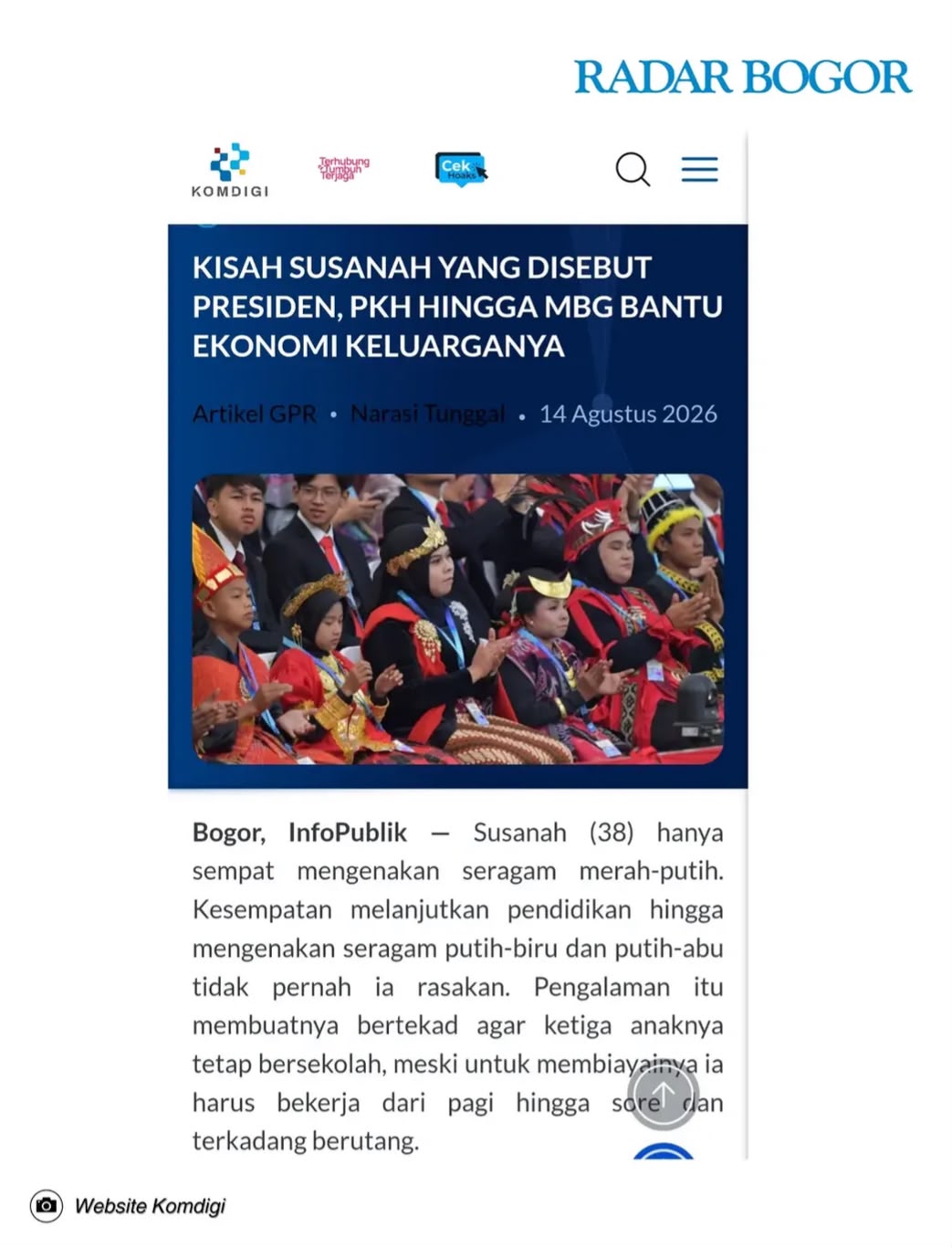 Kemkomdigi Sempat Unggah Kisah Pengupas Bawang yang Disebut Prabowo Dibayar Rp700 Ribu/Kg, Kini Menghilang