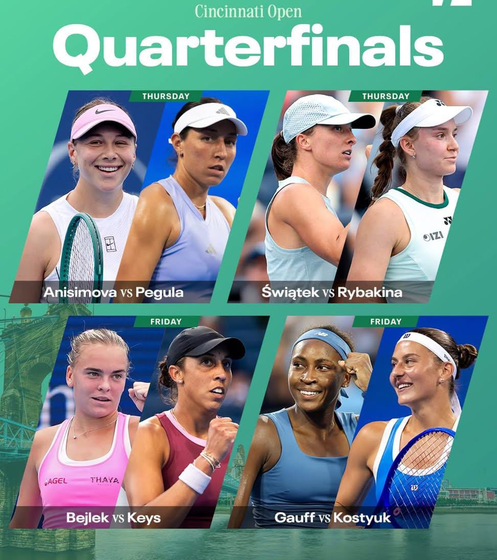Petenis Dunia No 1 Aryna Sabalenka Tersingkir dari Cincinnati Open