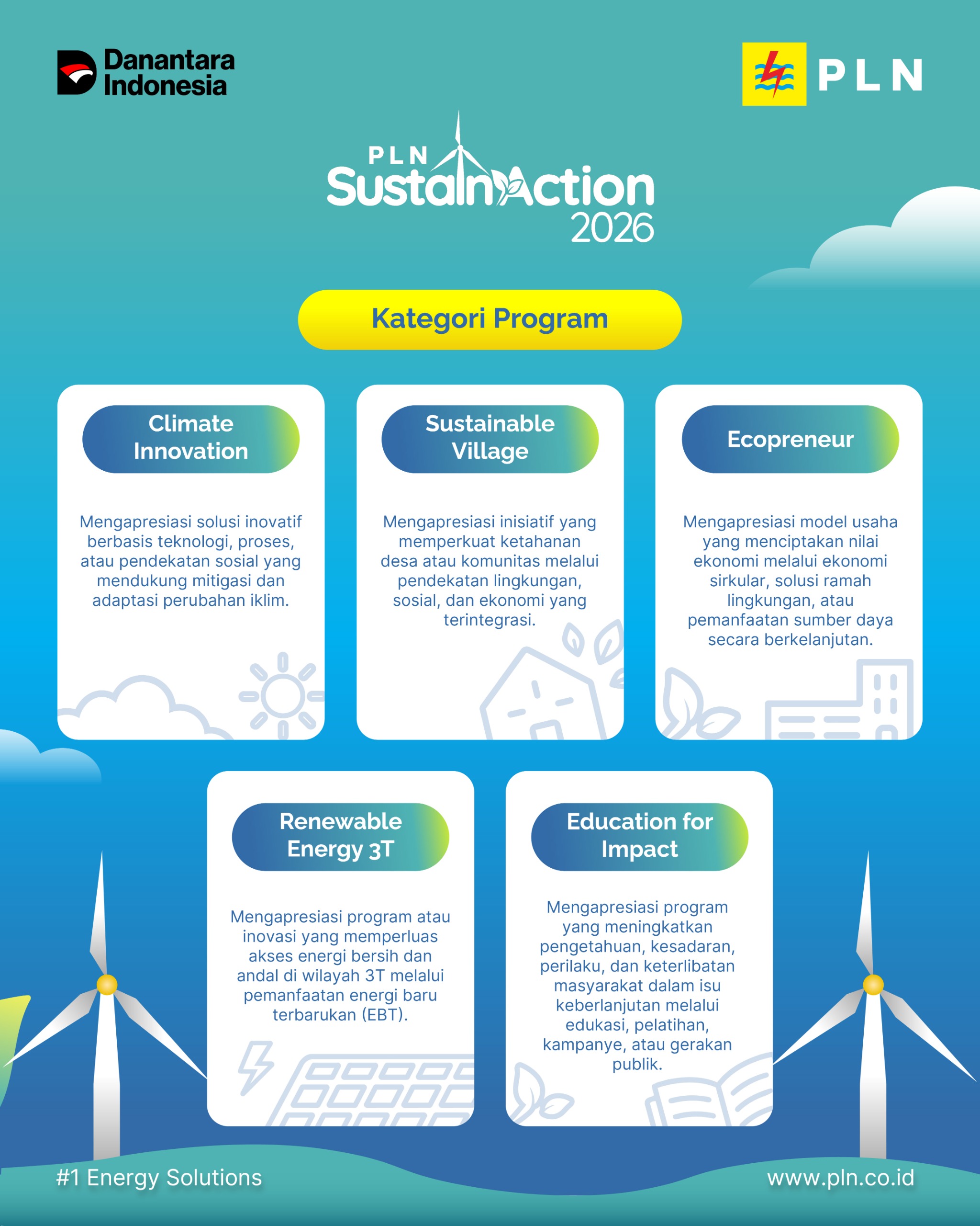 PLN SustainAction 2026 Kembali Hadir, Buka Kesempatan bagi Inovasi Berkelanjutan