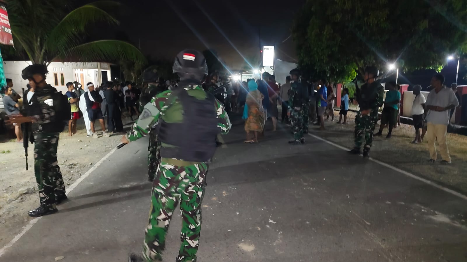 Satgas TNI AU Berhasil Redam Pertikaian Warga di Halmahera Tengah