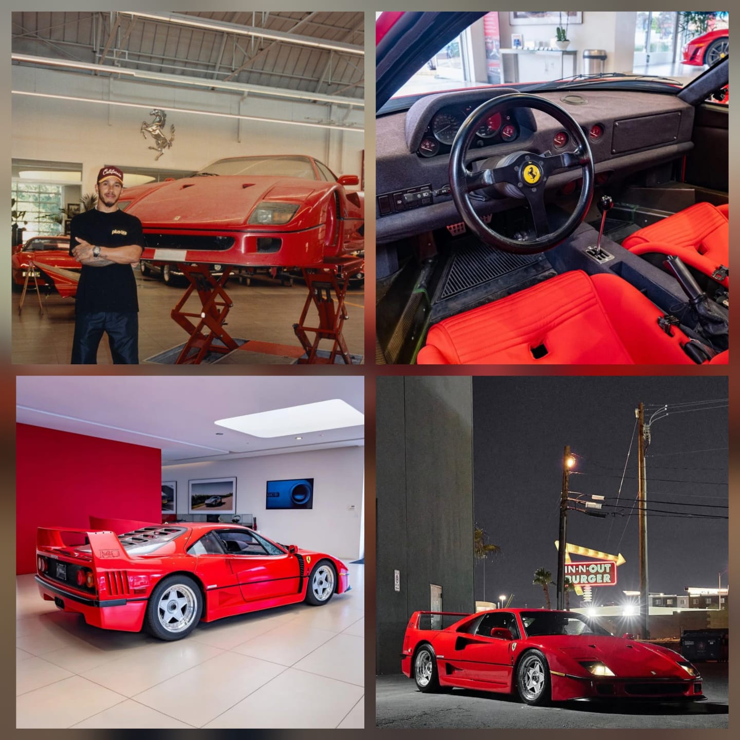 Lewis Hamilton Ambil Alih Kepemilikan Mobil Jalan Raya Ikonik Ferrari F40