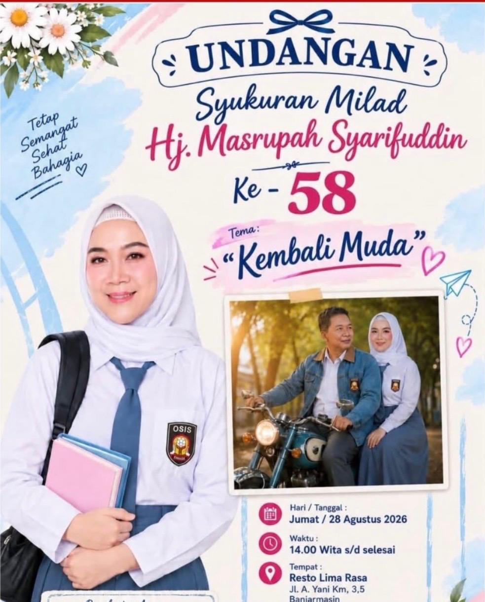 Istri Sekda Kalimantan Selatan Gelar Pesta Ultah Mewah, di Tengah Warga Menderita karena Kabut Asap